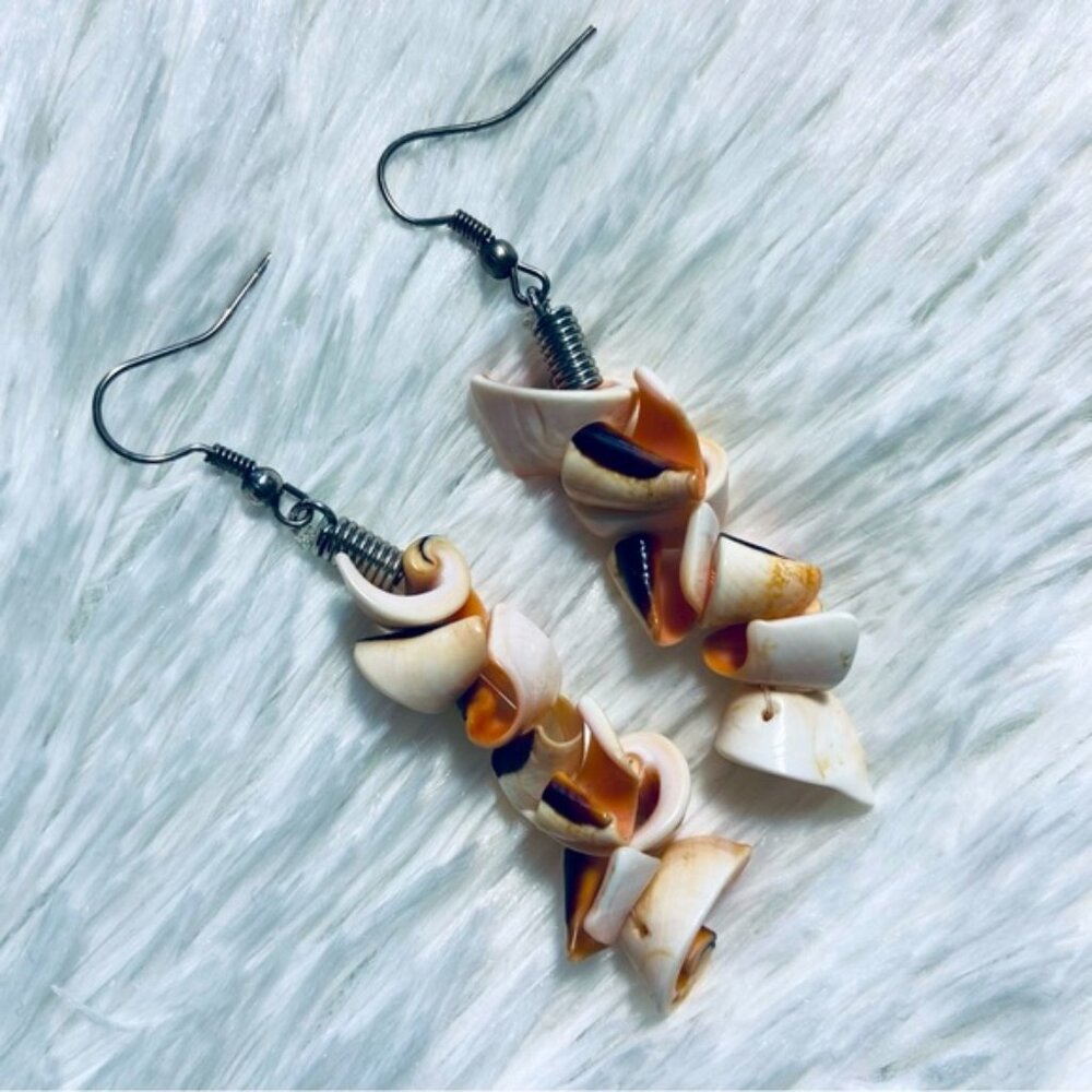 Handmade Shell Drop Earrings